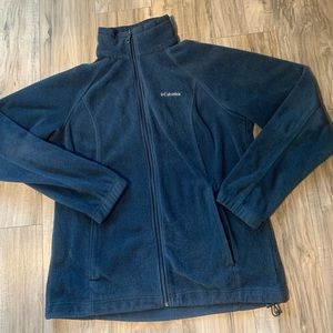 Navy Blue Columbia Fleece Jacket